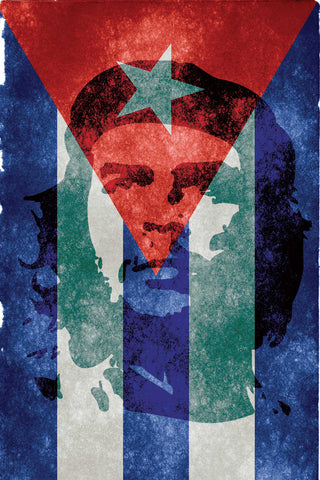 Seven Rays, Che - Cuban Flag, - PosterGully