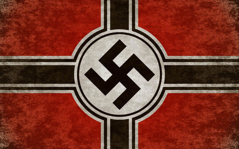 Seven Rays, Grunge Flag Swastika, - PosterGully