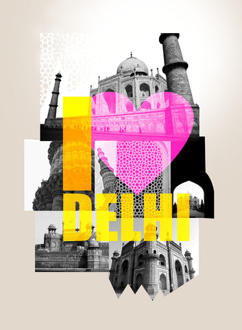 Seven Rays, I love Delhi, - PosterGully