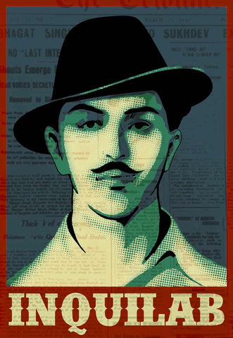 Seven Rays, Bhagat Singh Inquilab, - PosterGully