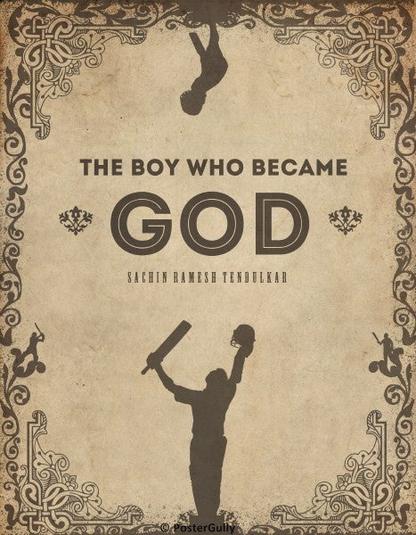 Wall Art, Sachin Tendulkar | The God Retires, - PosterGully