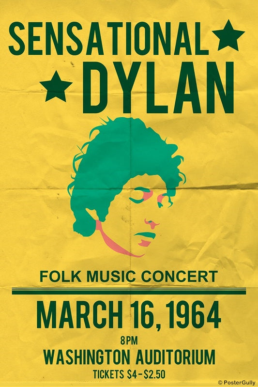 Wall Art, Sensational Dylan | Folk Concert, - PosterGully