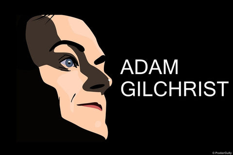 Wall Art, Shadow | Adam Gilchrist, - PosterGully