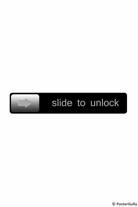 Wall Art, Slide To Unlock Humour, - PosterGully