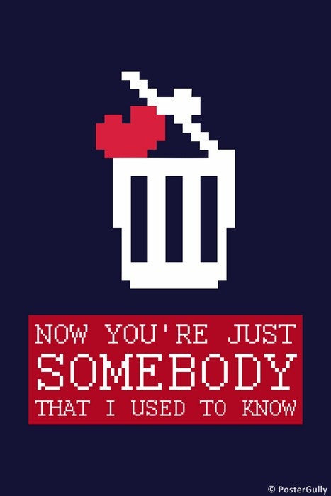 Wall Art, Somebody I Used To Know | Gotye, - PosterGully