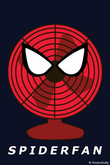 Wall Art, Spiderfan - Spiderman Humour, - PosterGully