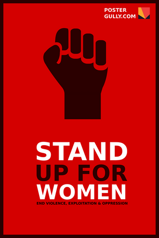 Wall Art, Stand up for women, - PosterGully