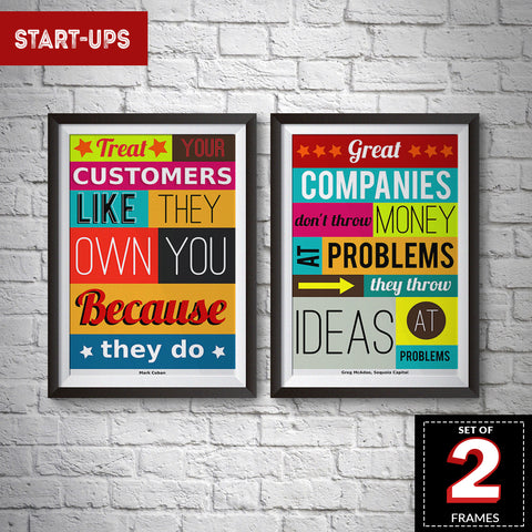 Set of 2 Start-ups Frames