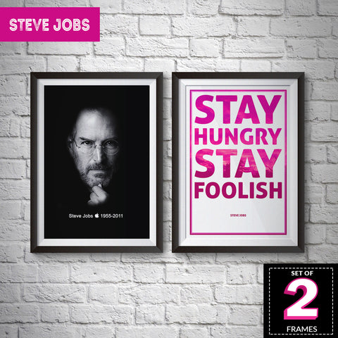 Set of 2 Steve Jobs Frames