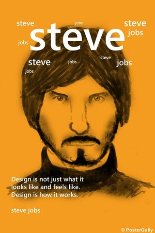 Wall Art, Steve Jobs On Design, - PosterGully