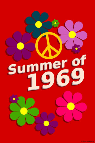 Wall Art, Summer Of 1969 | Peace, - PosterGully