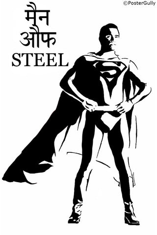 PosterGully Specials, Superman | Man Of Steel Sketch, - PosterGully