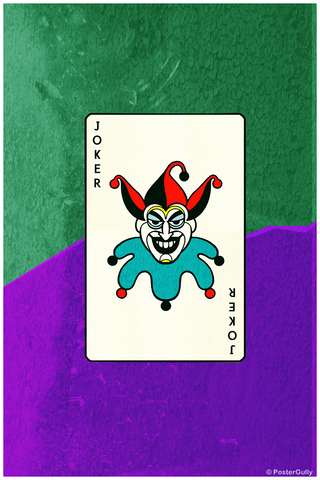 Wall Art, The Joker Card, - PosterGully