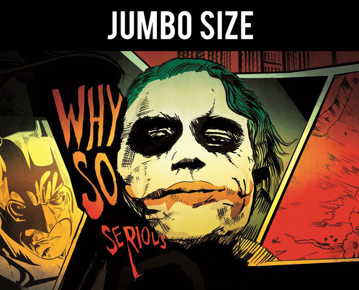 The Joker Why So Serious Artwork Jumbo Poster Buy HighQuality Posters and Framed Posters