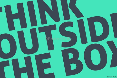 Wall Art, Think Outside The Box 1, - PosterGully