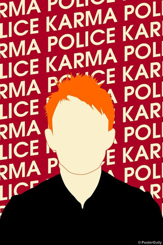 Wall Art, Thom Yorke Radiohead Karma Police, - PosterGully
