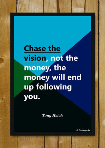 Glass Framed Posters, Tony Hsieh Vision | Startup Quote | Glass Framed Poster, - PosterGully - 5