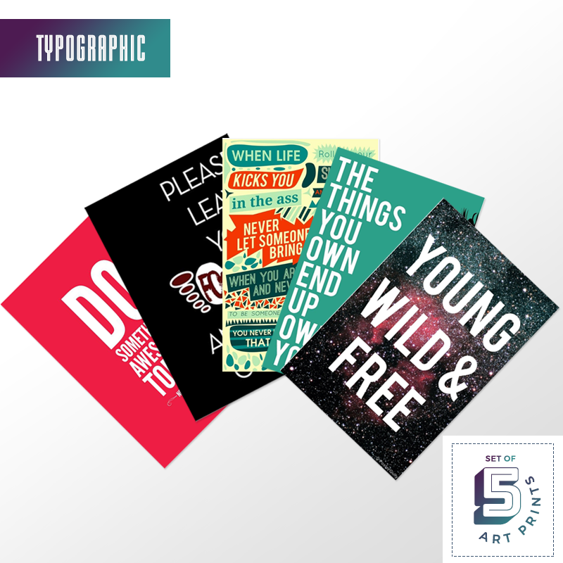 Crazy Fives — Typographic