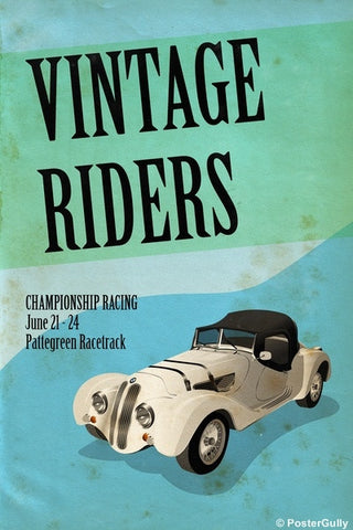 Wall Art, Vintage Riders | Vintage Racing, - PosterGully
