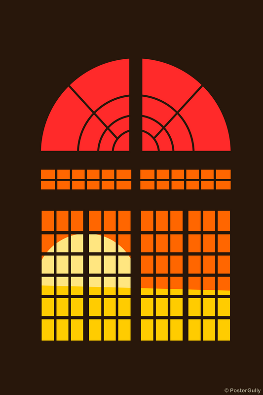 Wall Art, Windows Minimal, - PosterGully