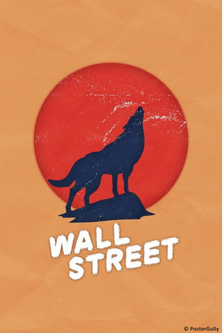 Wall Art, Wolf Of The Wall Street | Grunge, - PosterGully