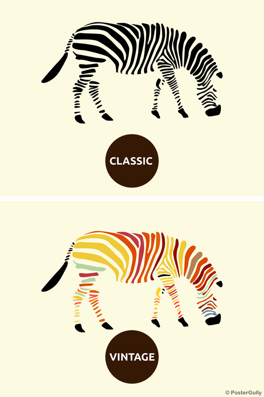 Wall Art, Zebra Fashion, - PosterGully