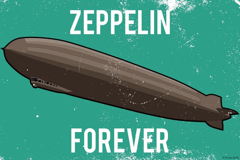 Wall Art, Zeppelin Forever, - PosterGully