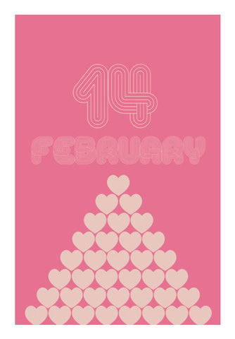 Many Hearts February 14 Art PosterGully Specials