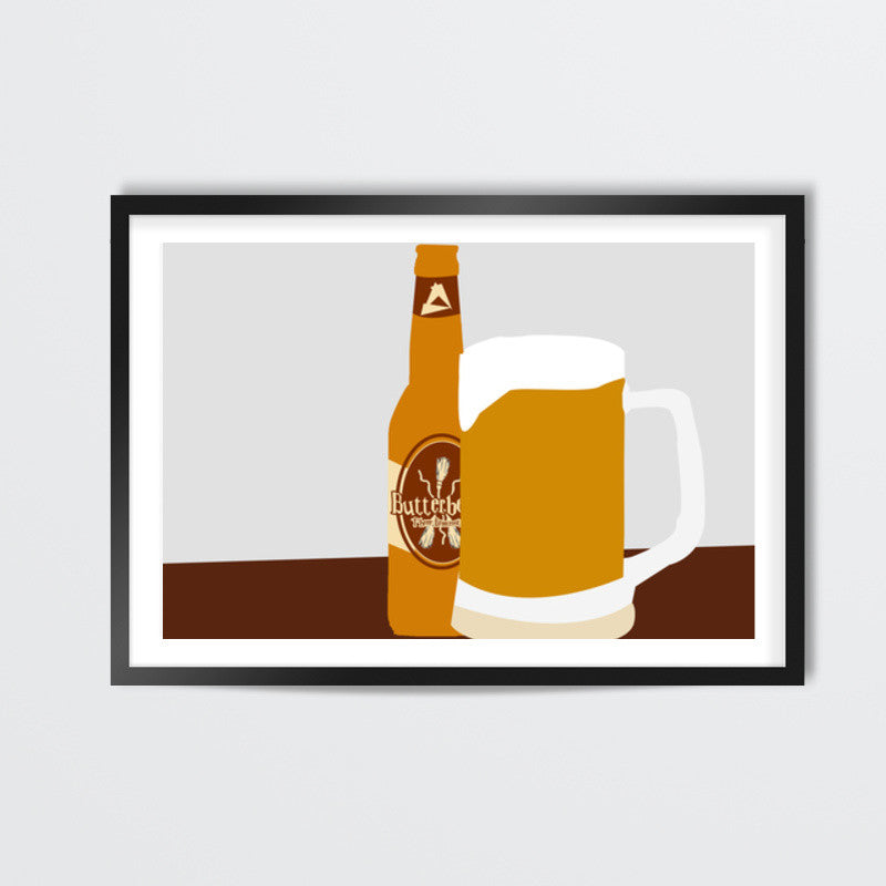 Harry Potter Butter Beer ~ Potterhead Wall Art