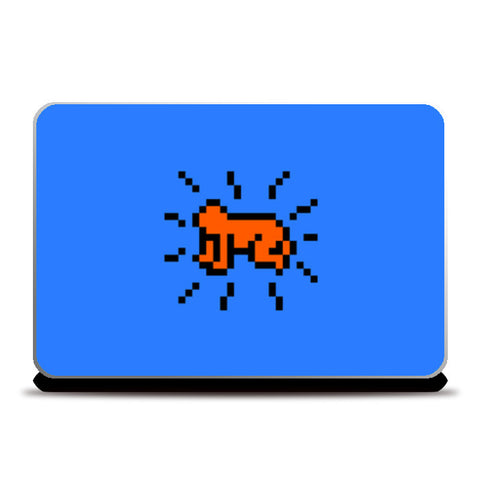 Keith Haring Radiant Boy Minimal Pixel Laptop Skins