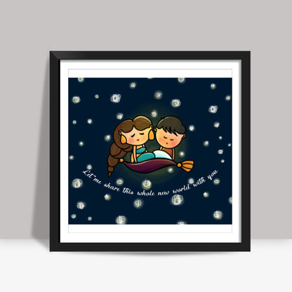 A Whole New World Square Art Prints