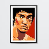 Bruce Lee Vector Art Wall Art