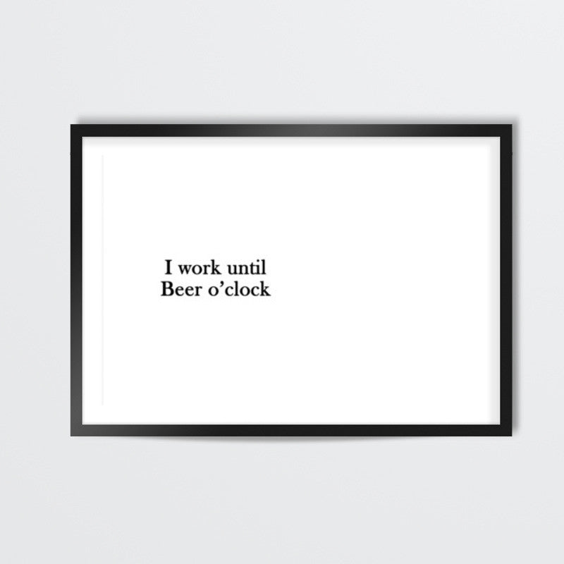 Beer oclock Wall Art