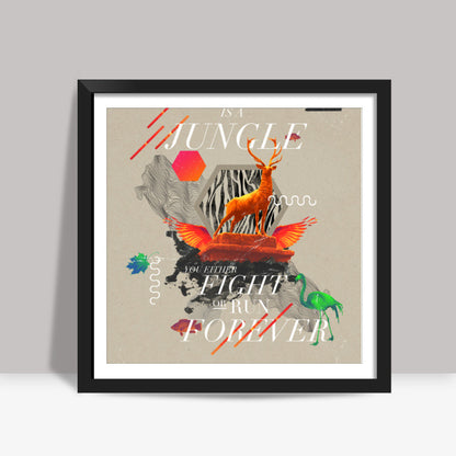 Jungle Square Art Prints