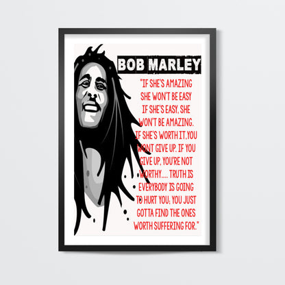 Bob Marley Quote Wall Art