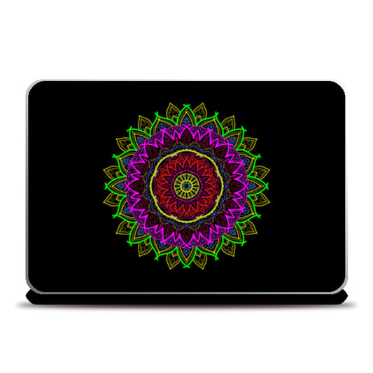 Psychic Mandala Laptop Skins