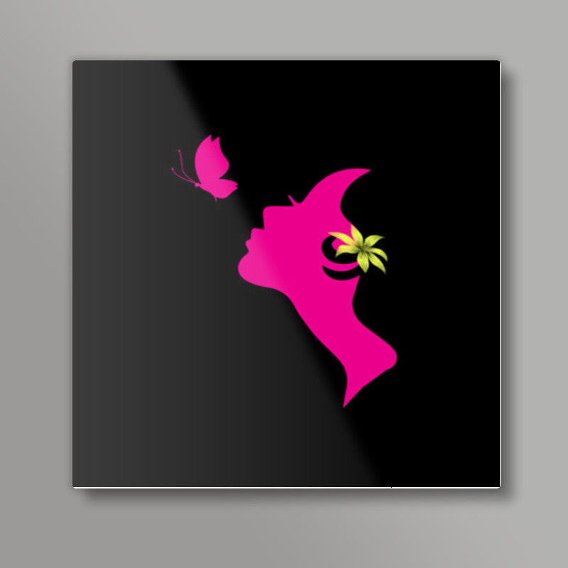 Celebrate Womanhood Square Art Prints
