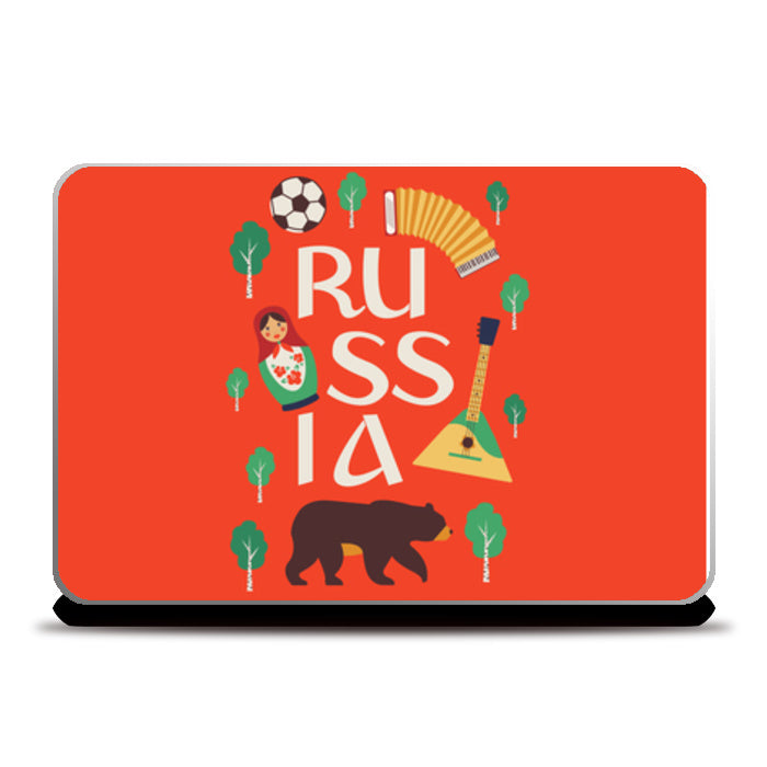 Russian Symbols Fifa 2018 | #Footballfan Laptop Skins