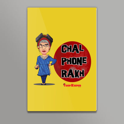 Chal Phone Rakh Wall Art
