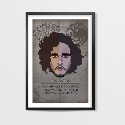 Lord Commander Jon Snow Wall Art