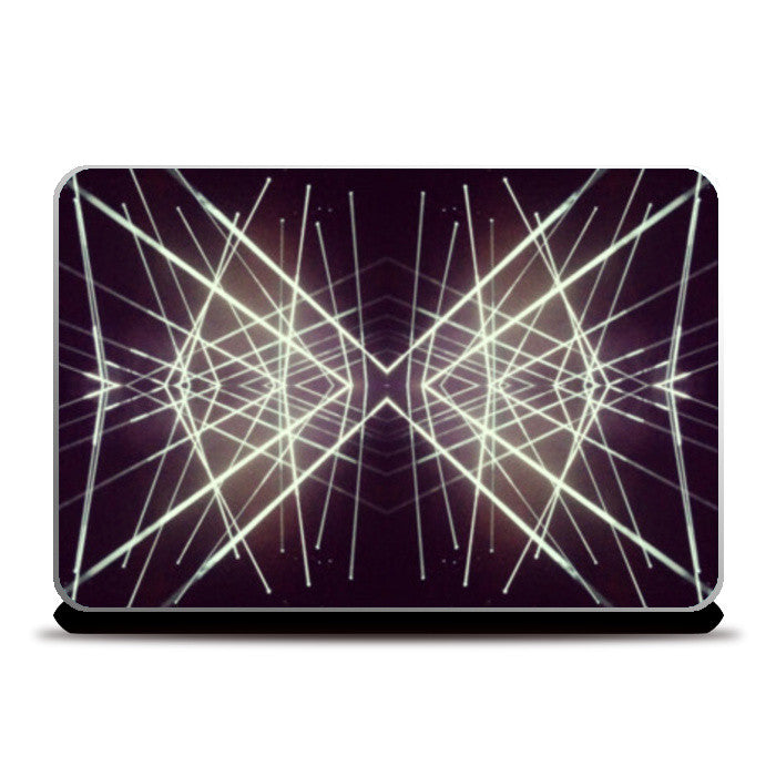 Dynamic Abstract Digital Grid Lines Pattern Laptop Skins