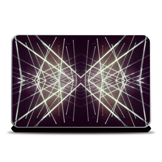 Dynamic Abstract Digital Grid Lines Pattern Laptop Skins