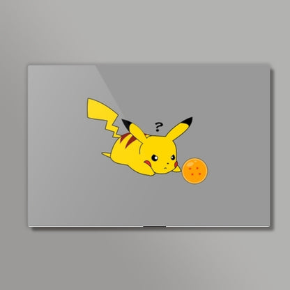 Pikachu Pokemon Dragon Ball z Mash Wall Art