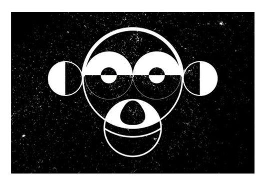 Monkey Zodiac Sign  Art PosterGully Specials