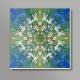 Kaleidoscope Mandala Abstract Design Square Art Prints