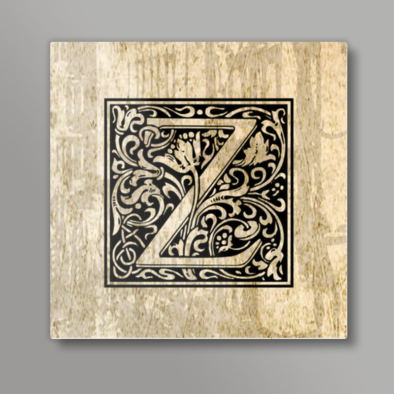 Ornate Z Square Art Prints