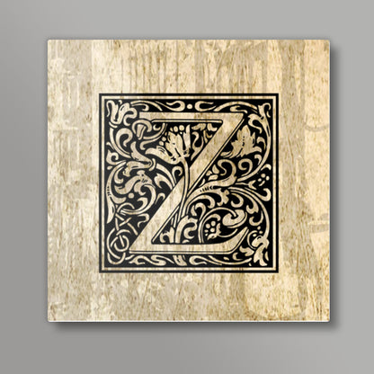 Ornate Z Square Art Prints