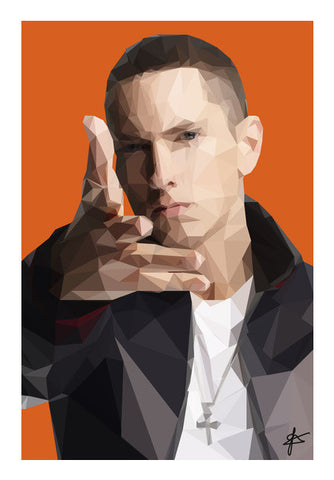Eminem Polygon  Wall Art