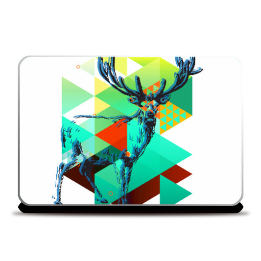 Laptop Skins, Deer Morphing Laptop Skin | Lotta Farber, - PosterGully