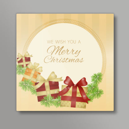 Merry Christmas Square Art Prints